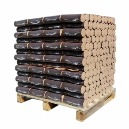 Bois densifié - Palette de 96 packs de 5 bûches